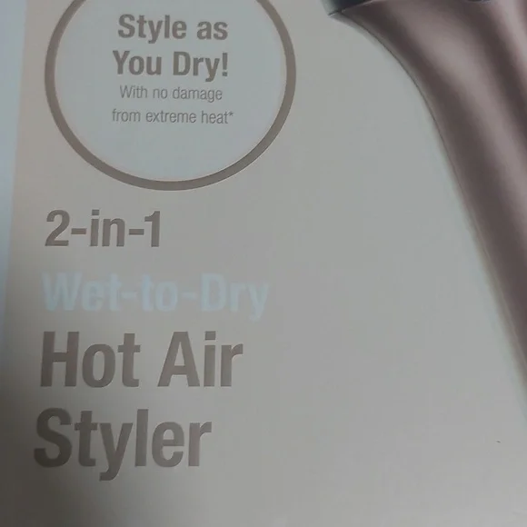 Conair InfinitiPRO 2-in-1 Rose Gold Hot Air Styler - Picture 3 of 7